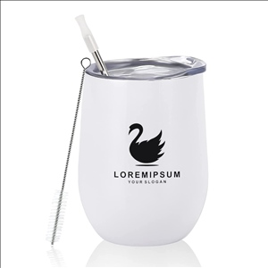 12Oz Stainless Steel Wine Tumblers, Insulated Wine Tumbler, Double Wall Insulated Wine Glass